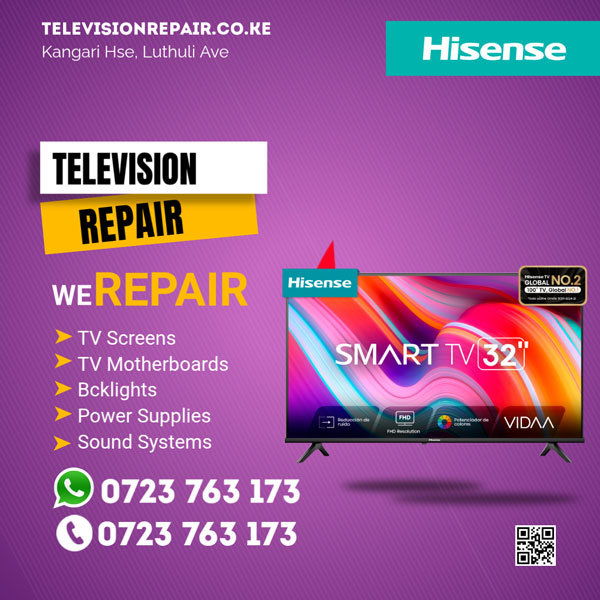 Television Repair Service Center, Luthuli Avenue, Nairobi