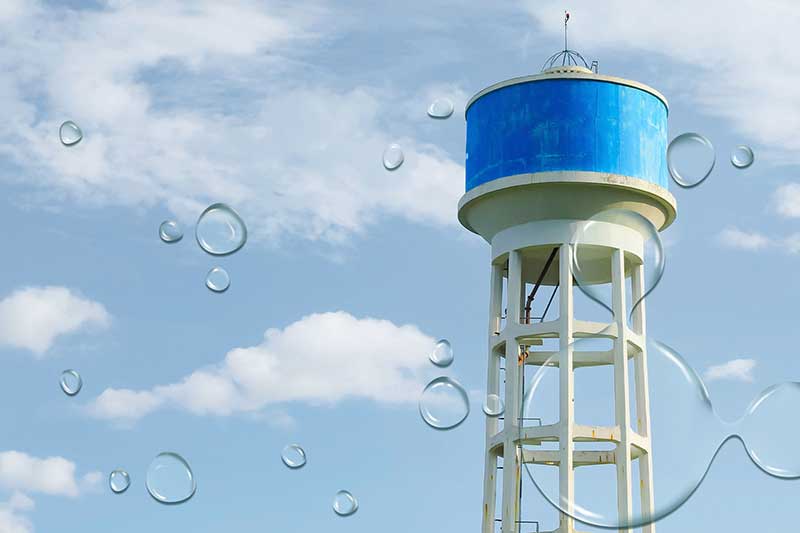 Water tower construction Kenya