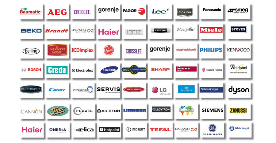 appliance brands that we fix